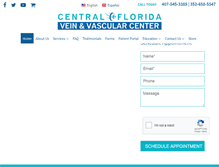 Tablet Screenshot of cfvein.com